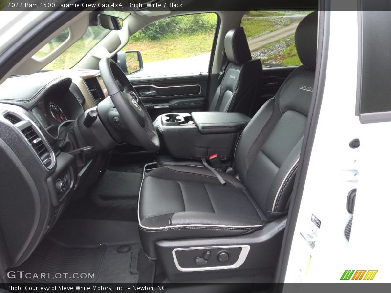 Bright White / Black 2022 Ram 1500 Laramie Crew Cab 4x4