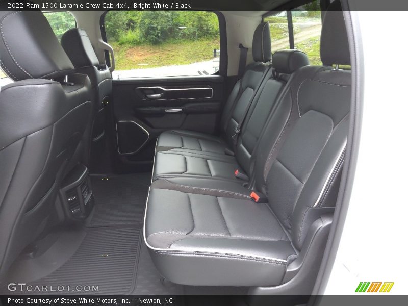 Bright White / Black 2022 Ram 1500 Laramie Crew Cab 4x4