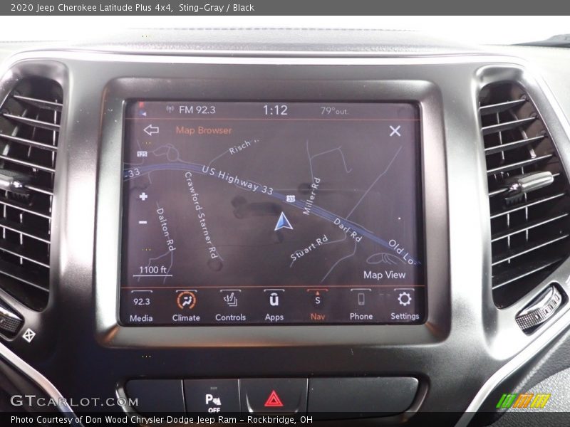 Sting-Gray / Black 2020 Jeep Cherokee Latitude Plus 4x4