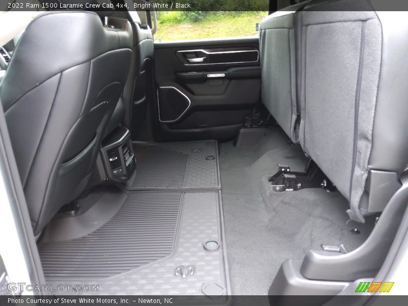 Bright White / Black 2022 Ram 1500 Laramie Crew Cab 4x4
