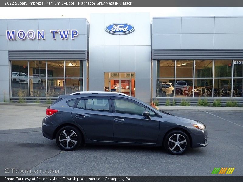 Magnetite Gray Metallic / Black 2022 Subaru Impreza Premium 5-Door