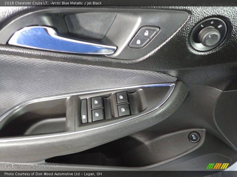 Arctic Blue Metallic / Jet Black 2018 Chevrolet Cruze LT