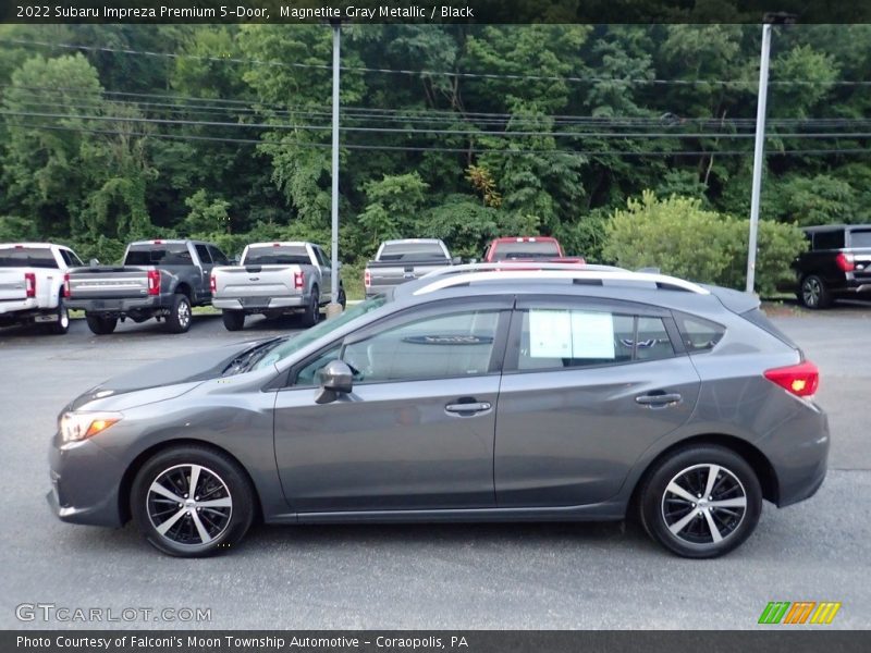 Magnetite Gray Metallic / Black 2022 Subaru Impreza Premium 5-Door