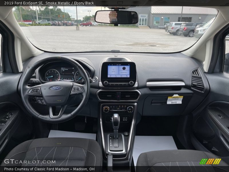Smoke Metallic / Ebony Black 2019 Ford EcoSport SE