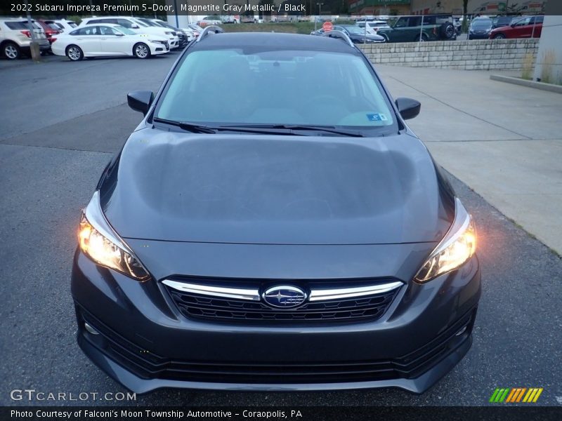 Magnetite Gray Metallic / Black 2022 Subaru Impreza Premium 5-Door