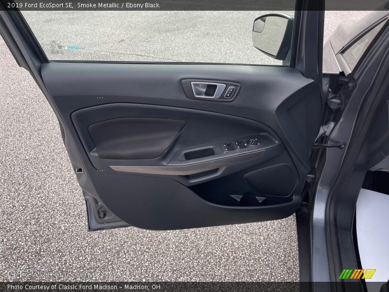 Smoke Metallic / Ebony Black 2019 Ford EcoSport SE