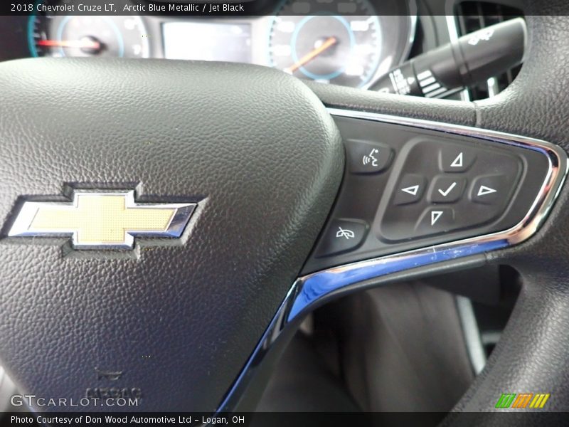 Arctic Blue Metallic / Jet Black 2018 Chevrolet Cruze LT