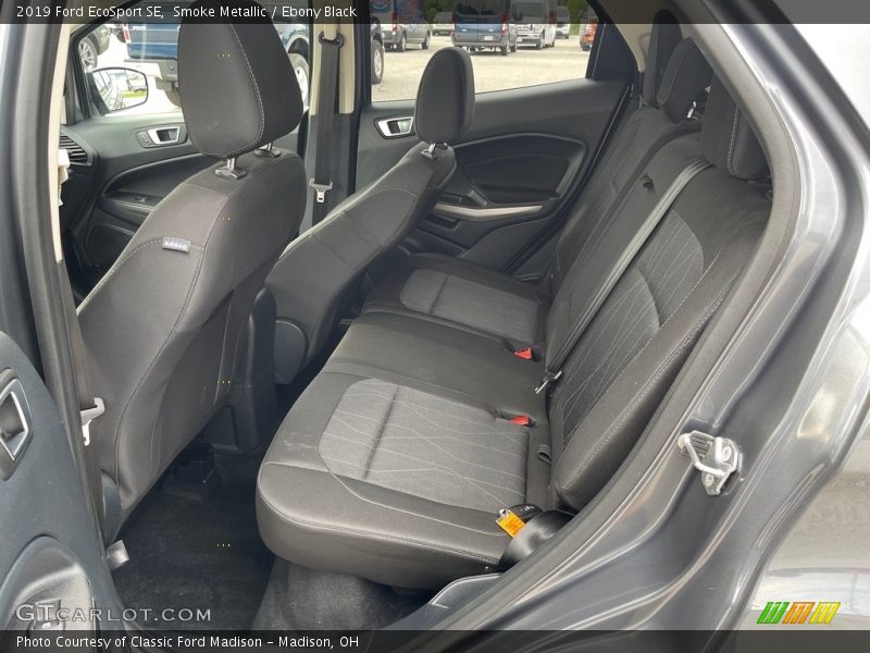 Smoke Metallic / Ebony Black 2019 Ford EcoSport SE