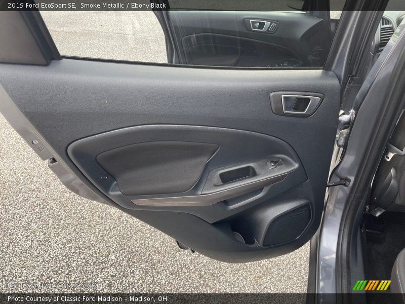 Smoke Metallic / Ebony Black 2019 Ford EcoSport SE
