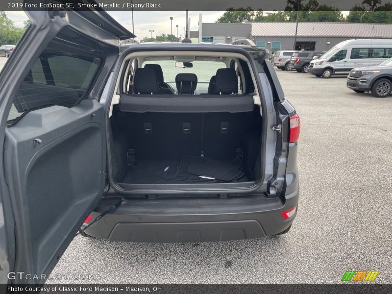 Smoke Metallic / Ebony Black 2019 Ford EcoSport SE