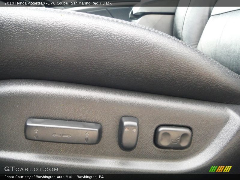 San Marino Red / Black 2010 Honda Accord EX-L V6 Coupe