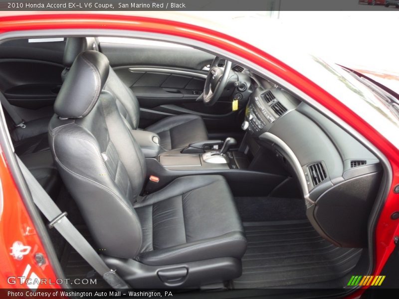 San Marino Red / Black 2010 Honda Accord EX-L V6 Coupe