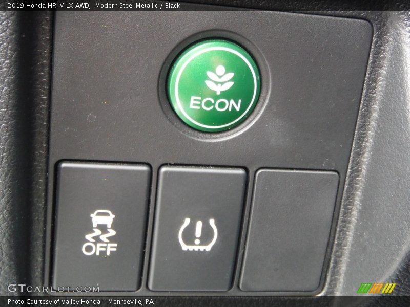 Modern Steel Metallic / Black 2019 Honda HR-V LX AWD