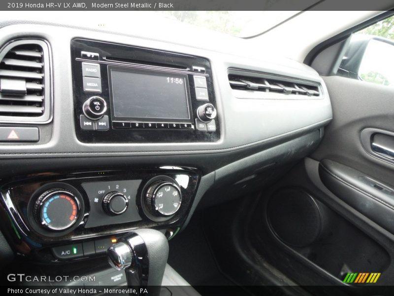 Modern Steel Metallic / Black 2019 Honda HR-V LX AWD