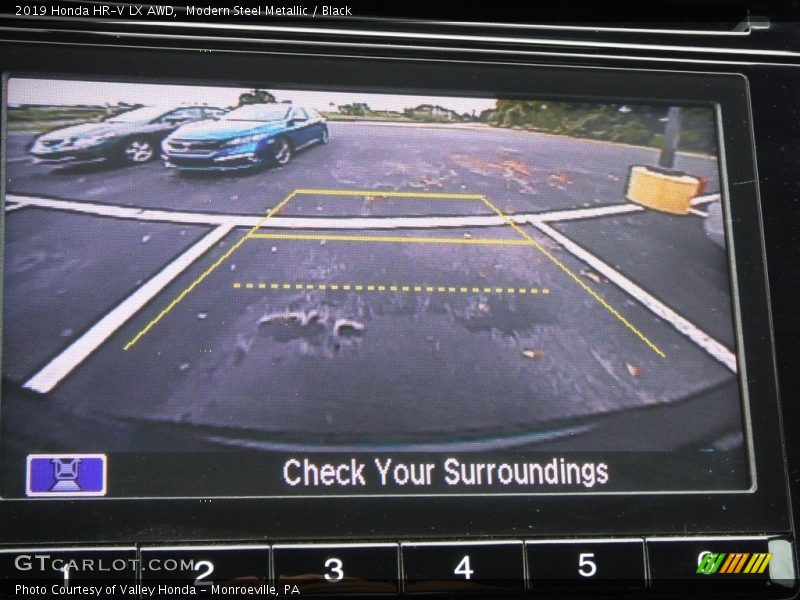 Modern Steel Metallic / Black 2019 Honda HR-V LX AWD