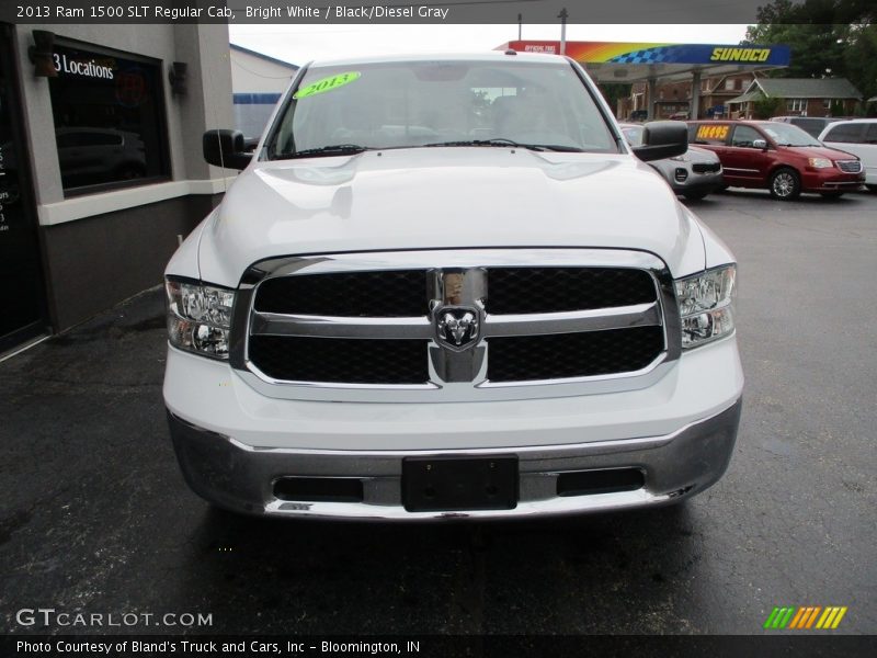 Bright White / Black/Diesel Gray 2013 Ram 1500 SLT Regular Cab