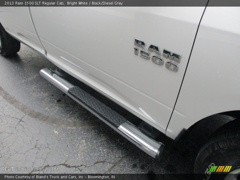 Bright White / Black/Diesel Gray 2013 Ram 1500 SLT Regular Cab