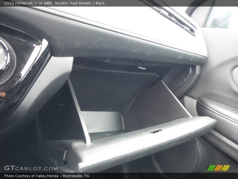 Modern Steel Metallic / Black 2019 Honda HR-V LX AWD