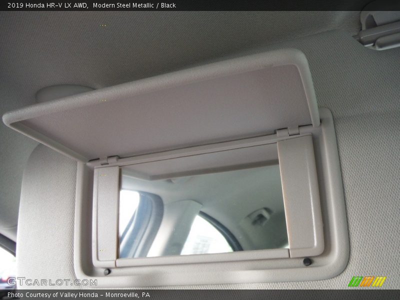 Modern Steel Metallic / Black 2019 Honda HR-V LX AWD