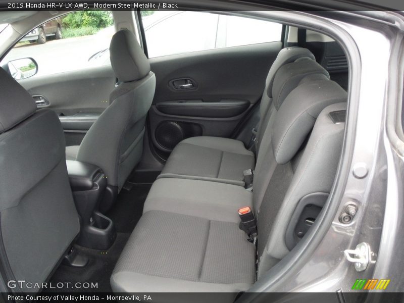 Modern Steel Metallic / Black 2019 Honda HR-V LX AWD