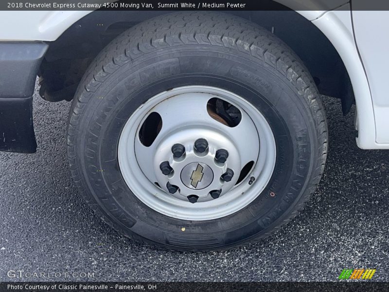 Summit White / Medium Pewter 2018 Chevrolet Express Cutaway 4500 Moving Van