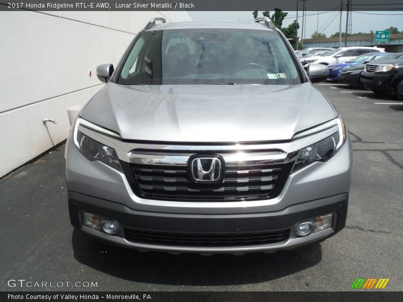 Lunar Silver Metallic / Black 2017 Honda Ridgeline RTL-E AWD