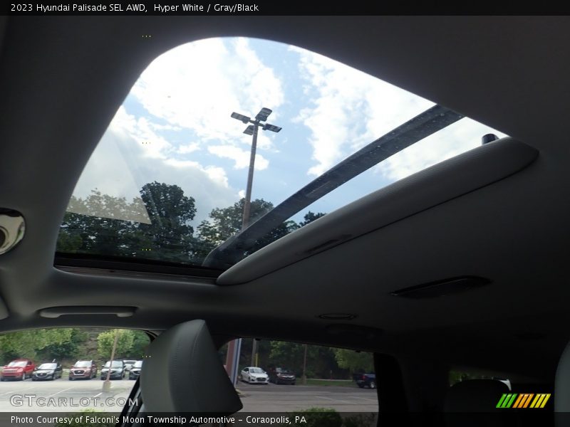 Hyper White / Gray/Black 2023 Hyundai Palisade SEL AWD