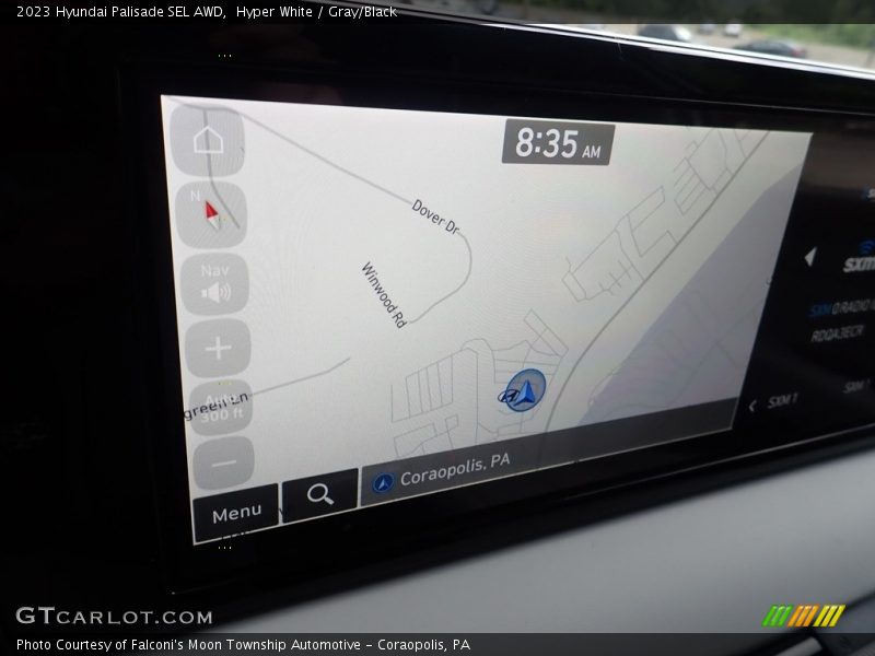 Hyper White / Gray/Black 2023 Hyundai Palisade SEL AWD