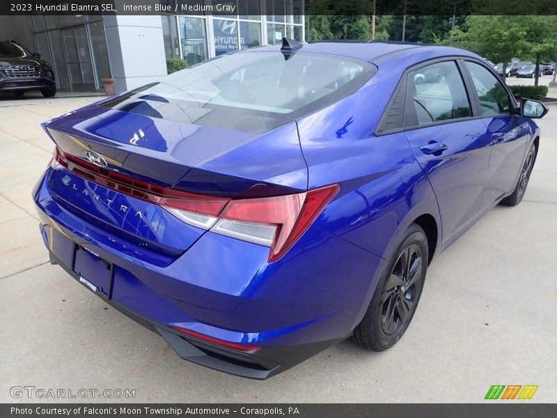 Intense Blue / Medium Gray 2023 Hyundai Elantra SEL