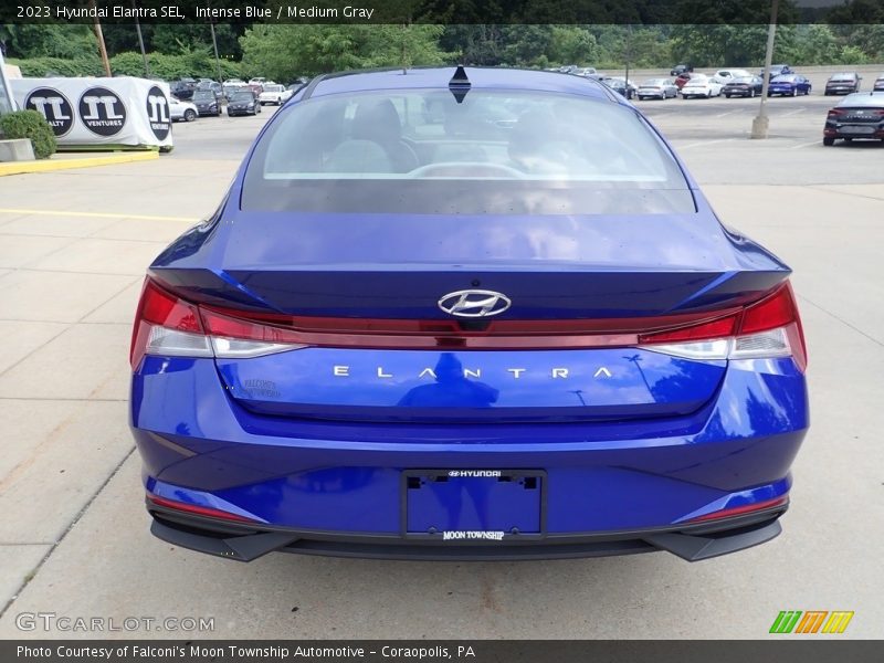 Intense Blue / Medium Gray 2023 Hyundai Elantra SEL