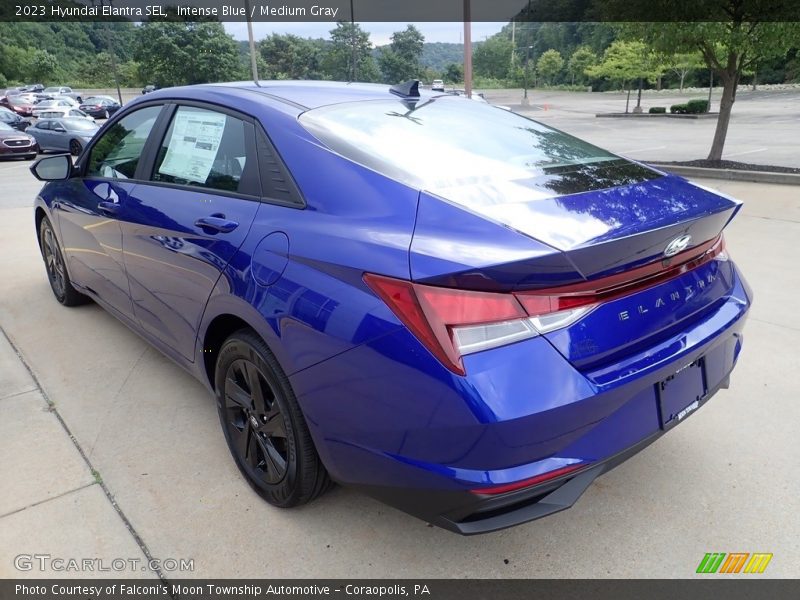 Intense Blue / Medium Gray 2023 Hyundai Elantra SEL