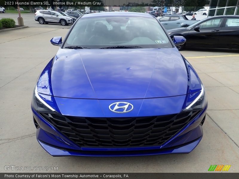 Intense Blue / Medium Gray 2023 Hyundai Elantra SEL