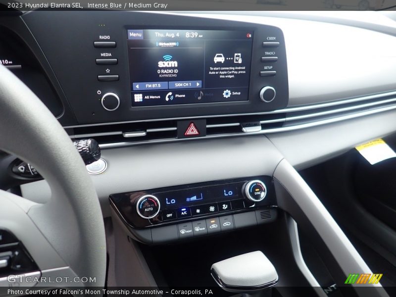Intense Blue / Medium Gray 2023 Hyundai Elantra SEL