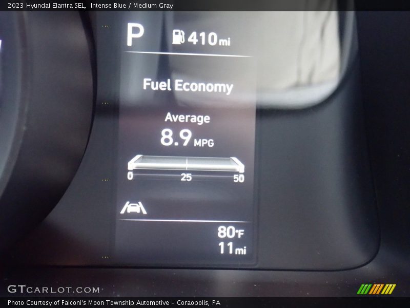 Intense Blue / Medium Gray 2023 Hyundai Elantra SEL
