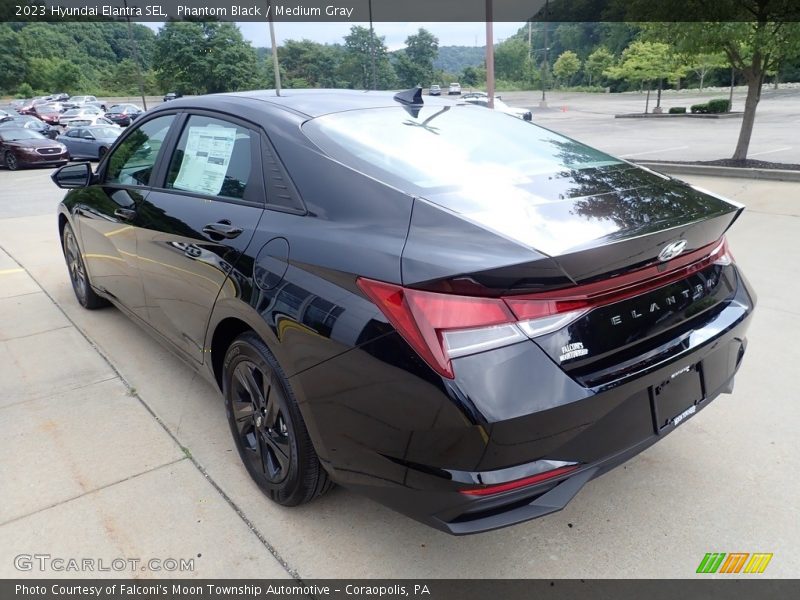 Phantom Black / Medium Gray 2023 Hyundai Elantra SEL