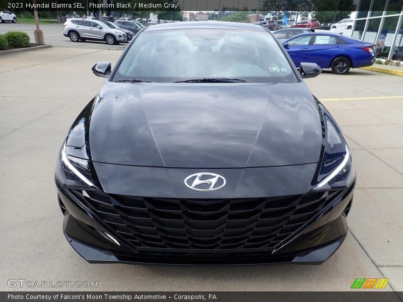 Phantom Black / Medium Gray 2023 Hyundai Elantra SEL