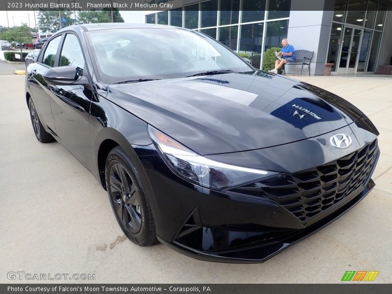 Phantom Black / Medium Gray 2023 Hyundai Elantra SEL
