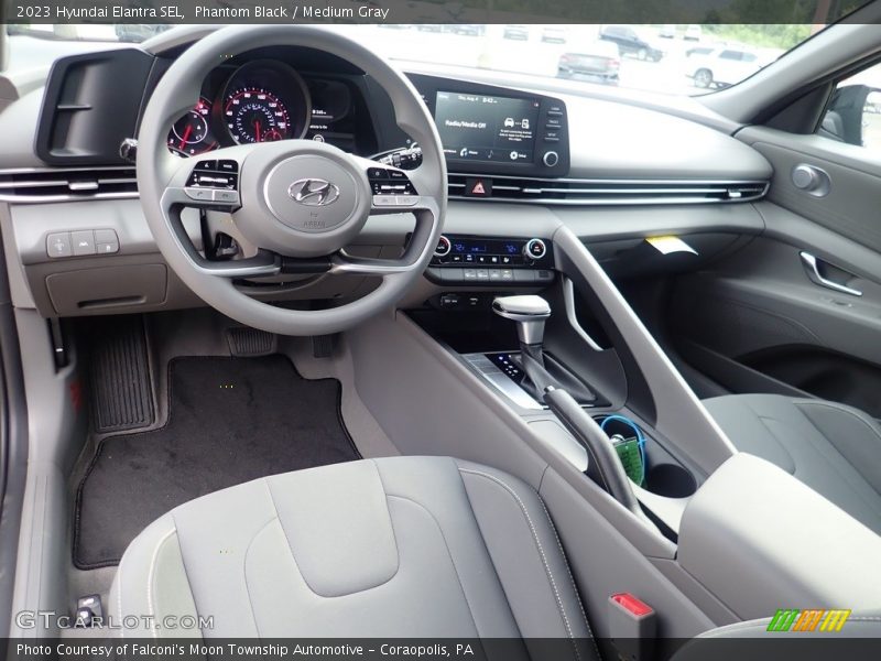 Phantom Black / Medium Gray 2023 Hyundai Elantra SEL