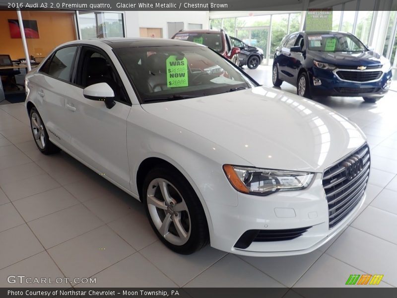  2016 A3 2.0 Premium quattro Glacier White Metallic