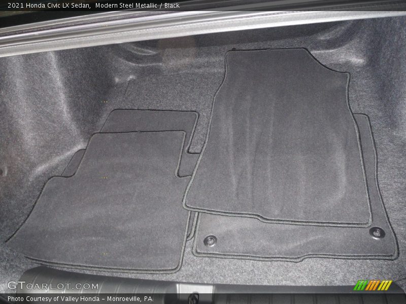 Modern Steel Metallic / Black 2021 Honda Civic LX Sedan