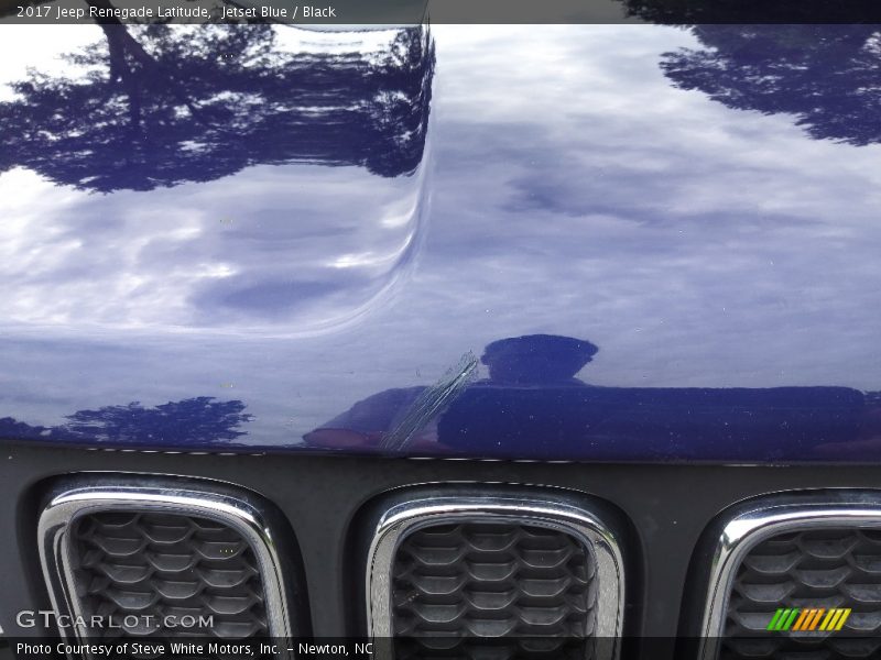 Jetset Blue / Black 2017 Jeep Renegade Latitude