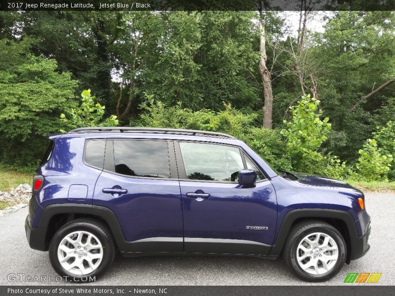 Jetset Blue / Black 2017 Jeep Renegade Latitude