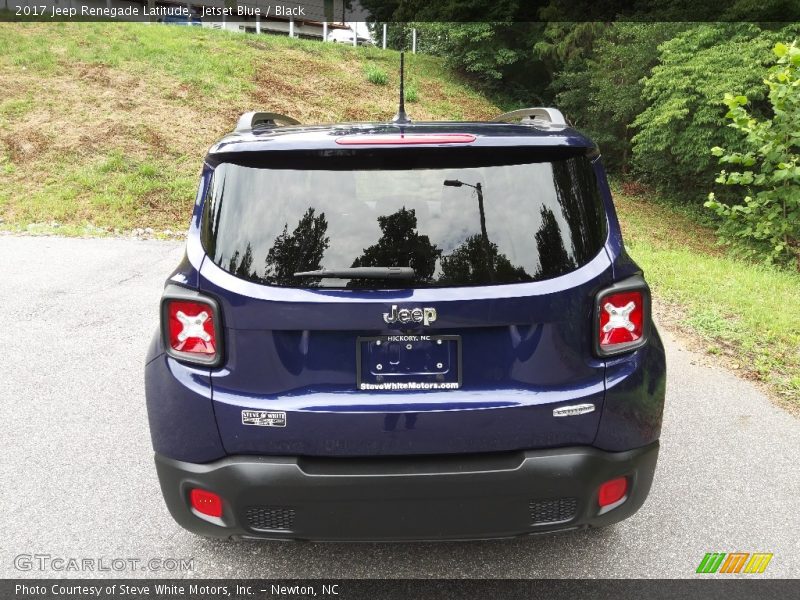 Jetset Blue / Black 2017 Jeep Renegade Latitude