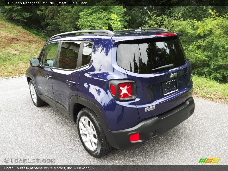 Jetset Blue / Black 2017 Jeep Renegade Latitude