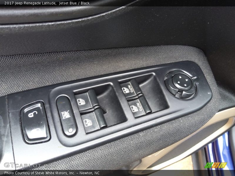 Jetset Blue / Black 2017 Jeep Renegade Latitude