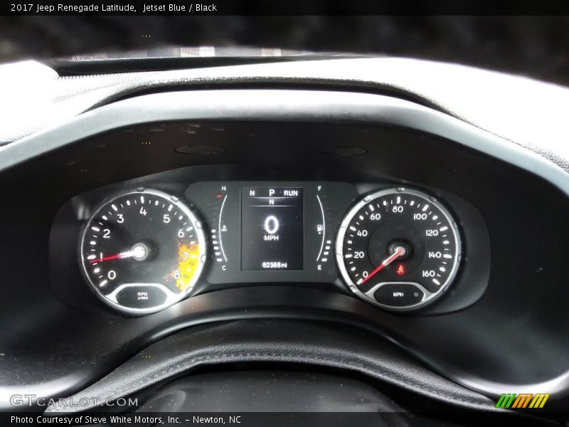 Jetset Blue / Black 2017 Jeep Renegade Latitude