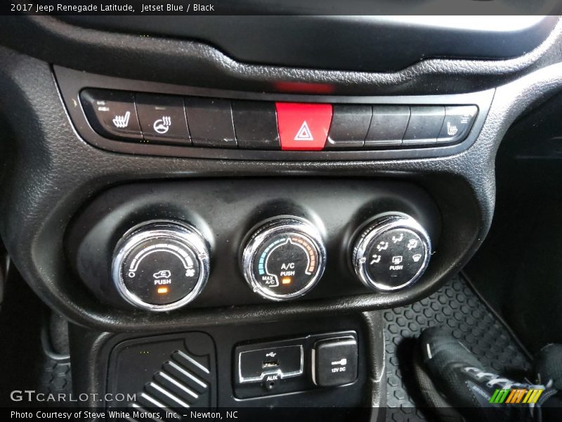 Jetset Blue / Black 2017 Jeep Renegade Latitude