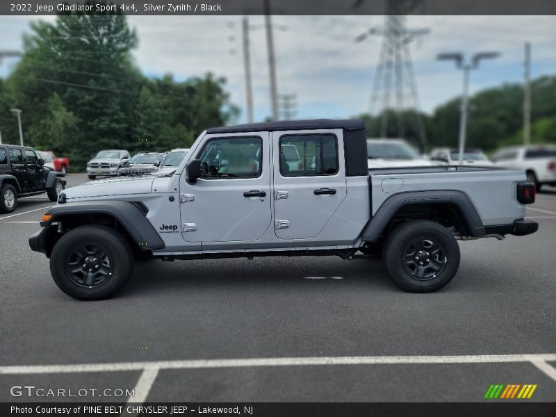 Silver Zynith / Black 2022 Jeep Gladiator Sport 4x4