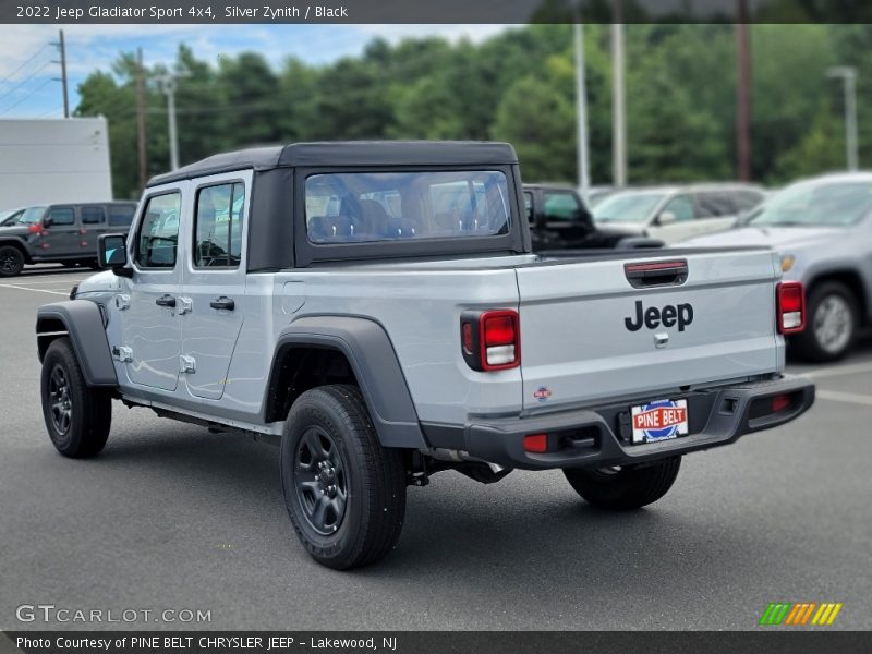 Silver Zynith / Black 2022 Jeep Gladiator Sport 4x4