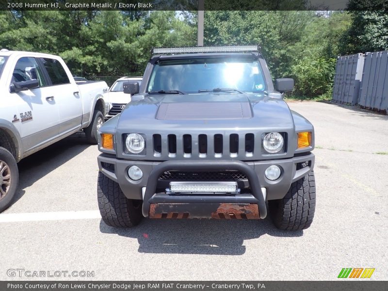 Graphite Metallic / Ebony Black 2008 Hummer H3